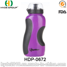 Botella de agua plástica libre del deporte de 500ml BPA con la paja, botellas de agua plásticas del deporte del PE (HDP-0672)